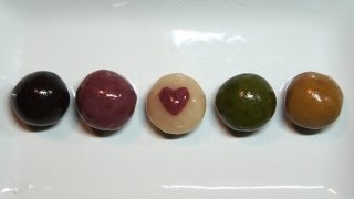 Wagashi Ankodamasweet bean paste balls [upl. by Esya]