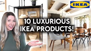 10 AFFORDABLE IKEA PRODUCTS THAT LOOK LUXURIOUS  DESIGNER APPROVED [upl. by Anitsirhcairam]