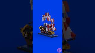 🟡 Building LEGO Minifigures  Pirate Schooner quotThe Mute Sailorquot 🟡 shorts [upl. by Laforge]