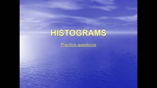 Clip 205 Histograms GCSE Maths Revision [upl. by Towny]