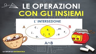 Le operazioni con gli insiemi [upl. by Adnahsed990]