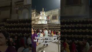 Rajasthani palace nki kali pujar pandel dhorte parben na songrajasthanifolk reels follow shorts [upl. by Ocirled939]