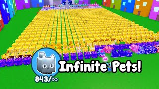 I Bought Infinite Pets Equipped And This Happened  Pet Simulator X Roblox [upl. by Heilner629]