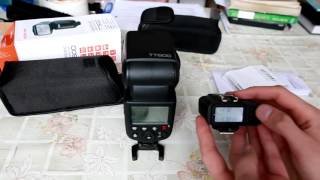 Unboxing Godox TT600  test and comparison to Ving 850 [upl. by Derron]