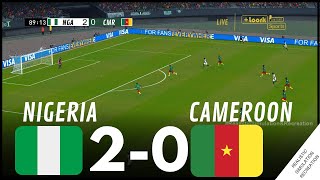 NIGERIA 20 CAMEROON  HIGHLIGHTS • Simulation amp Recreation from Video Game [upl. by Klecka]