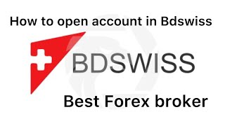 How to create a BDSWISS account  how to open new account  Bdswiss account registration [upl. by Yanetruoc]