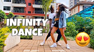 INFINITY  Olamide ft Omah Lay Dance Video  Tileh amp Martina [upl. by Etteoj]