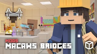 How to Install and Use the Macaw’s Bridges Minecraft Mod [upl. by Oker680]