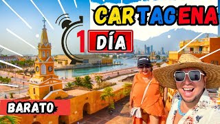 ¿QUE HACER EN CARTAGENA EN UN DIA 😱¡No creerás TODO lo que conocimos❗️Itinerario Completo BARATO✅ [upl. by Carree]