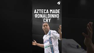 The day the Azteca made Ronaldinho 🇧🇷 cry 🥹🏟️🇲🇽 [upl. by Bordiuk]