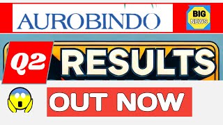 aurobindo pharma latest news  aurobindo pharma q2 result 2025  auropharma results today [upl. by Cort]