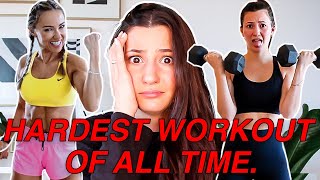 I tried the HARDEST YOUTUBER WORKOUT for a week  CAROLINE GIRVAN Epic Heat Review [upl. by Wolcott998]