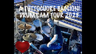 Stefano Pisetta A tutto Cuore Baglioni mix drum cam claudiobaglioni atuttocuore drumcam [upl. by Ynnaffit]