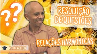 RESOLUÇÃO DE QUESTÕES RELAÇÕES HARMÔNICAS  Biologia Plena [upl. by Osmo734]