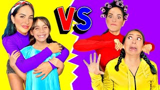 DIVERTIDAS PELEAS ENTRE MAMÁ E HIJA Momentos graciosos 😳👩‍👧 Karla Bustillos [upl. by Lenuahs]