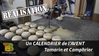 Travail du bois  fabriquer un calendrier de lAvent réutilisable [upl. by Elwood]