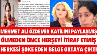 MÜGE ANLI MEHMET ALİ ÖZDEMİRİN ÖLMEDEN ÖNCE KATİLİNİ PAYLAŞTI HERKESİ ŞOKE EDEN MESAJLAR SEDA SAYAN [upl. by Ashli]