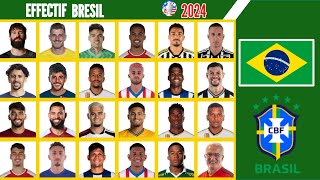 Liste bresil pour les match amicaux du mois juin et la copa america 2024 [upl. by Carlton]