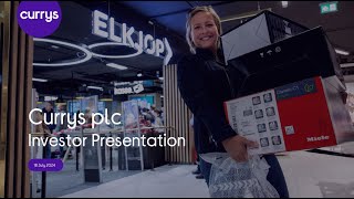 Currys Plc FY24 Investor Presentation [upl. by Grannias]