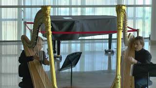 Marcel Tournier  4 Préludes for harp duet Op16 1901 [upl. by Morie]