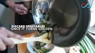 How to season a stainless steel pan or wok [upl. by Zacharias]