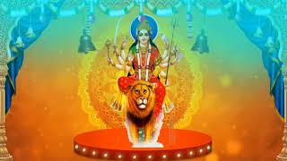 Maa Durga background video  maa durga navratri background  Durga mata devotional video [upl. by Delfine]