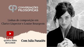 Linhas de composição em Clarice Lispector e Louise Bourgeois  Live com Julia Panadés [upl. by Rez]