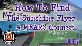 How To Find The Sunshine Flyer amp Mears Connect Shuttles  Walt Disney World Transportation Options [upl. by Shelby]