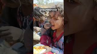 HELPINGFOODI help Hard working girl Helpingfoodi shorts boy humanity charity india food [upl. by Gesner267]