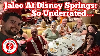 JALEO DISNEY SPRINGS FOR ORLANDO’S MAGICAL DINING IS BEST WITH TRAVELING FAMILY  DISNEY DINING [upl. by Elinore482]