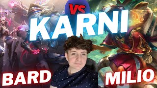 KARNI  BARD VS MILIO  SUP GAMEPLAY  Patch 1420  Season 14  LeagueofLegends [upl. by Ytima]