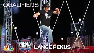 Lance Pekus at the Minneapolis City Qualifiers  American Ninja Warrior 2018 [upl. by Eanaj]