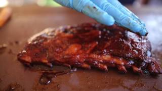 Honey BBQ Pork Ribs Recipe  Low amp Slow BBQ  Barbeques Galore [upl. by Nireil]