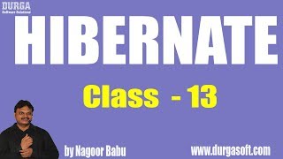 Hibernate Online Training  Class  13  by Nagoor Babu [upl. by Down]