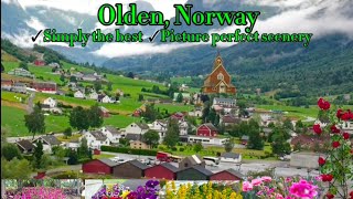 Explore Europe 17 OldenNorway Simply the best Beautiful and peaceful community [upl. by Vivienne]