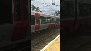 Stansted express train at cheshunt station [upl. by Htesil]