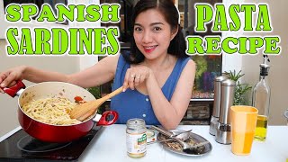 Spanish Sardines Pasta Recipe [upl. by Veda572]