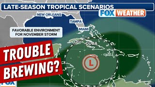 Trouble Could Be Brewing As We Enter Final Month Of 2024 Atlantic Hurricane Season [upl. by Elnar]