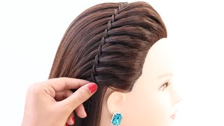 top simple hairstyles for girls  hairstyle for party  hairstyle for open hair [upl. by Nylarat630]