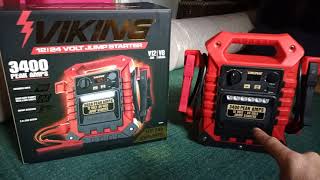 Harbor Freight New Viking 12v24v 3400AMP Jump Starter First One Bought [upl. by Saerdna]