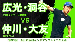 【浜松インドア 準決勝 】広光洞谷 vs 仲川大友東邦ガス [upl. by Millhon]