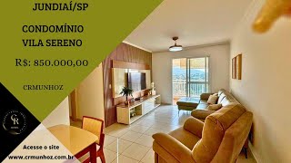 Belíssimo apartamento à venda  R 85000000  Condomínio Vila Sereno  JundiaíSP [upl. by Aikenahs13]