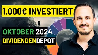 DIESE Dividenden Aktie günstig im Oktober 2024 gekauft Depot bei 50€ Dividenden pro Monat [upl. by Brechtel]