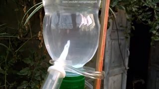 How to Make Drip Irrigation  Plant Watering System  Cheap Garden Ideas  Muft Ka Idea [upl. by Hungarian]