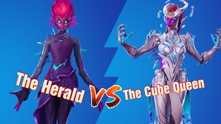 Fortnite The Cube Queen vs The Herald [upl. by Brod]