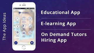 On Demand Tutor Hiring App  Educational app  Elearning App [upl. by Dent]