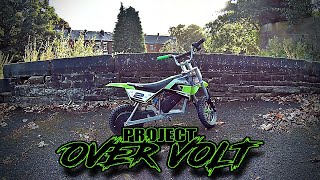 project OVER VOLT  Razor SX350 36V 800W For Adults  Standard 24V 250W Motor Burn Out Ride [upl. by Ainiger760]