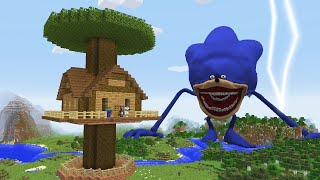 I Found horror SHIN SONIC😱 in minecraft  Scary Shin Sonic [upl. by Yesiad106]