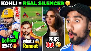 KING KOHLI ne HATERS ko SILENCE kardia 🔥  Virat 92 amp run out 🥵  PBKS vs RCB [upl. by Leda]