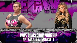 WWE 2K24  Natalya vs Scarlett [upl. by Seaton]